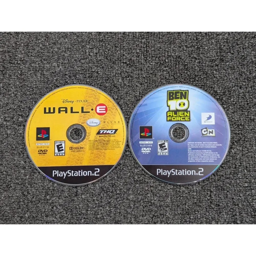 Lot of 10 Sony PlayStation 2 PS2 Games Loose Discs in Jewel Cases Tested
